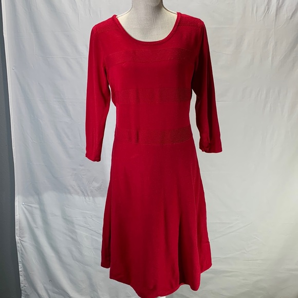strapless open back dress Ellie Red Tile Print Mini Dress - US 8
